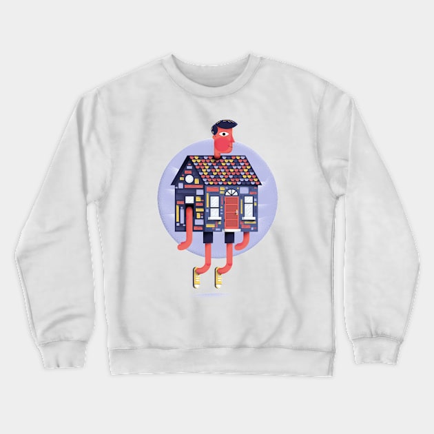 Home Body Crewneck Sweatshirt by Gintron